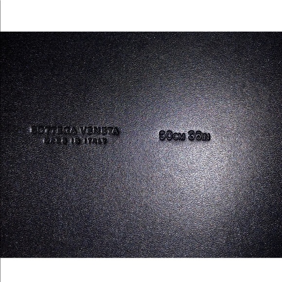 NWT BOTTEGA VENETA Black/Gold Wide Leather Belt - Picture 7 of 8